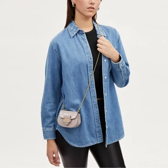 ❣️SOLD - Coach Morgan Card Case On A Chain - Picture 12 of 15